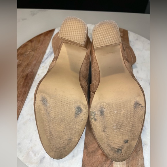Steve Madden Suede Tan Boots Size 7 - Picture 8 of 8